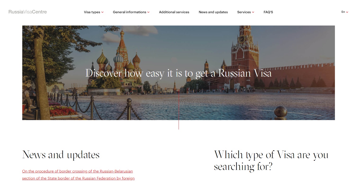 Russia Visa Center in USA and Canada - New Company from Schwitzerland