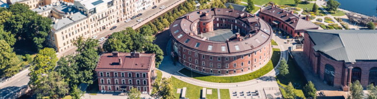New Holland Island in St. Petersburg
