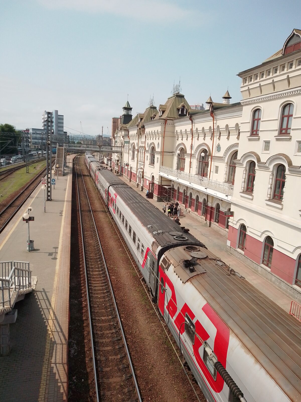 Vladivostok railway station, the end of the Trans-Siberian route